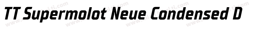 TT Supermolot Neue Condensed DmI字体转换